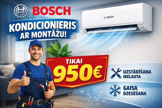 Bosch CL3000i-Set 35 WE + MONTĀŽA-VISS IEKĻAUTS*